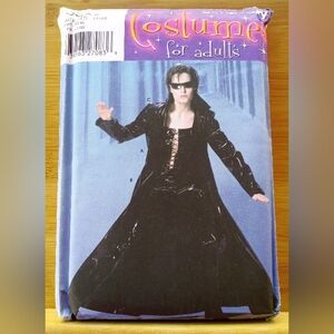 Vintage Simplicity 5380 Miss Matrix Duster Coat Bodice Top Pants Sewing Pattern